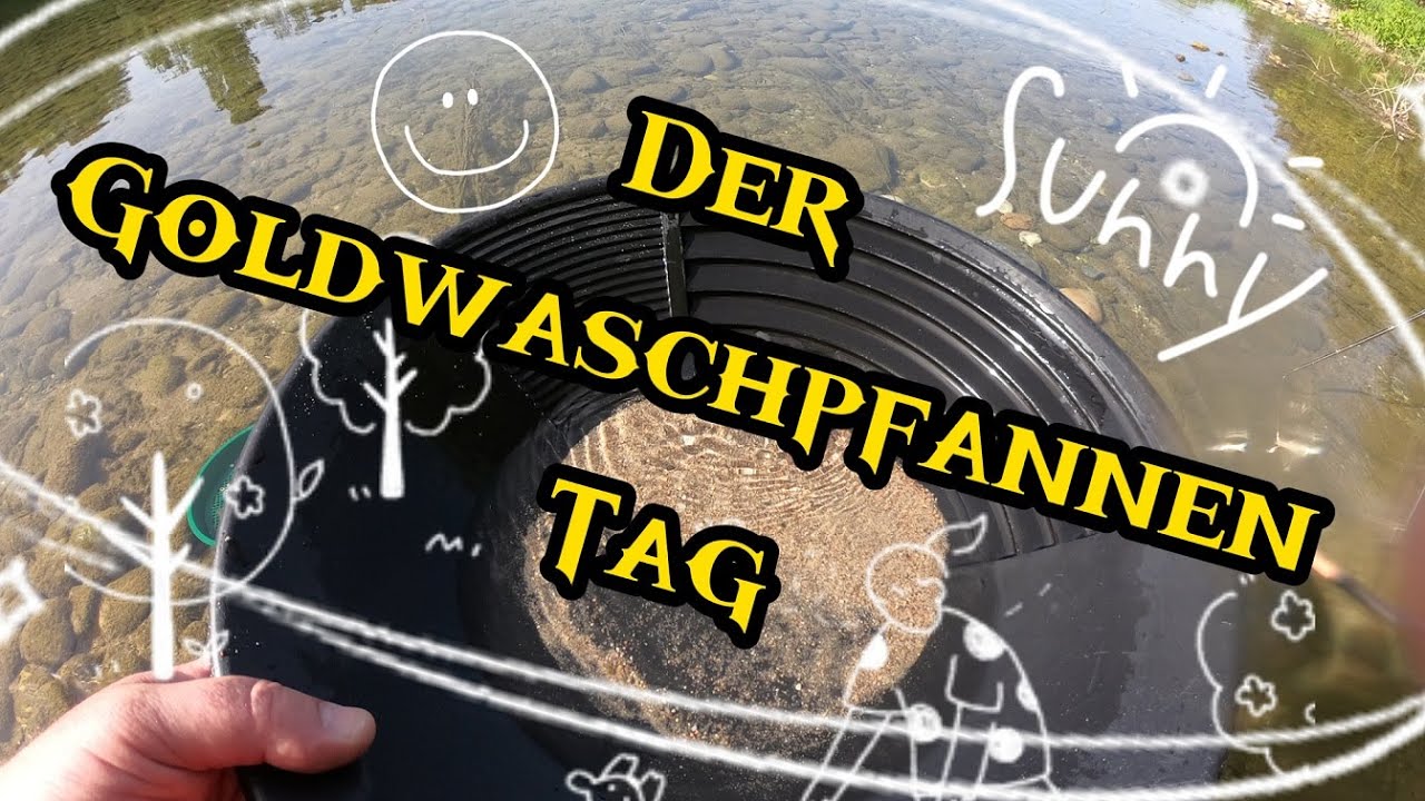 Der Waschpfannen Tag Goldwaschen am Altrhein