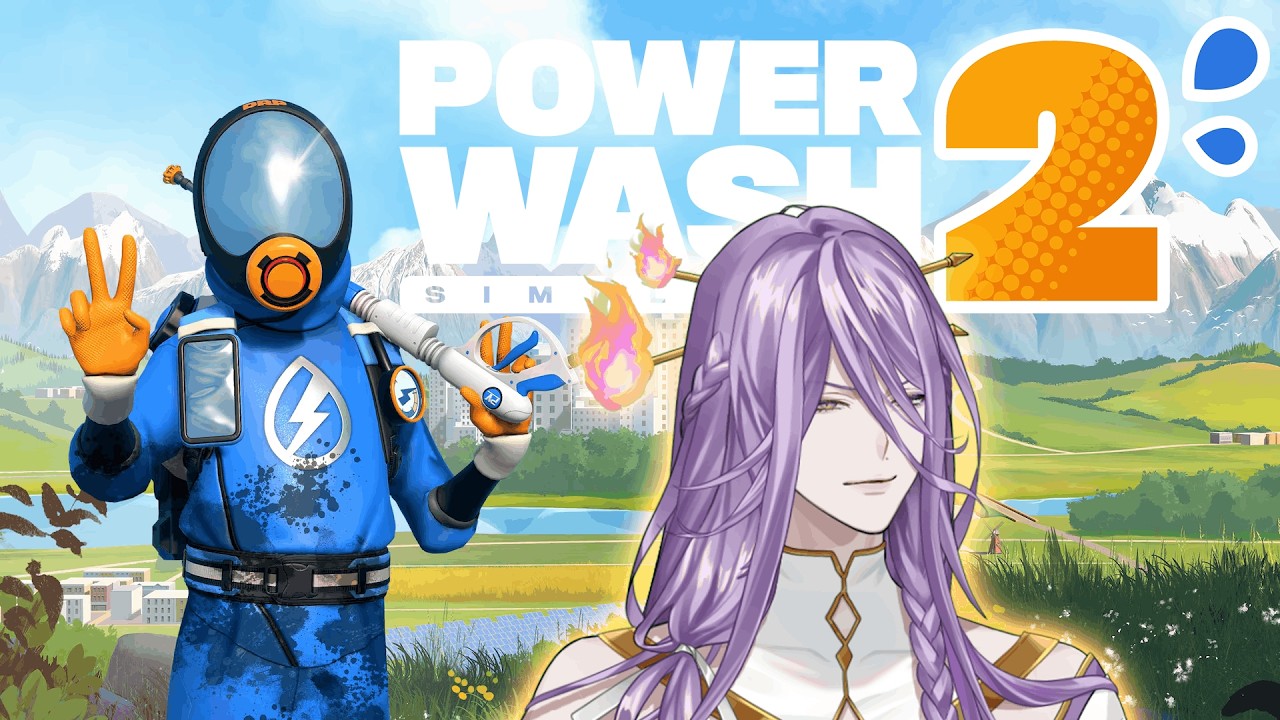 【POWERWASH SIMULATOR 2】Washing with Power TWO【FIRST STAGE PRODUCTION EN】
