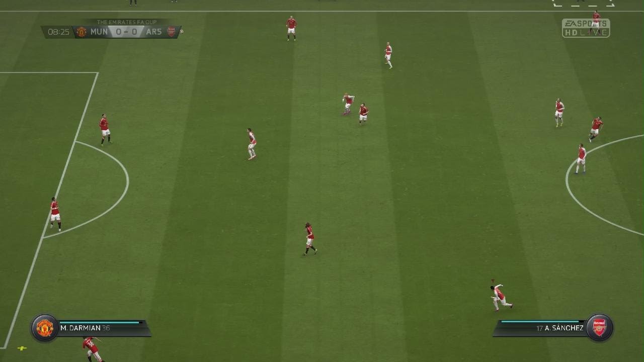 United 5-6 Arsenal FA CUP FIFA 16