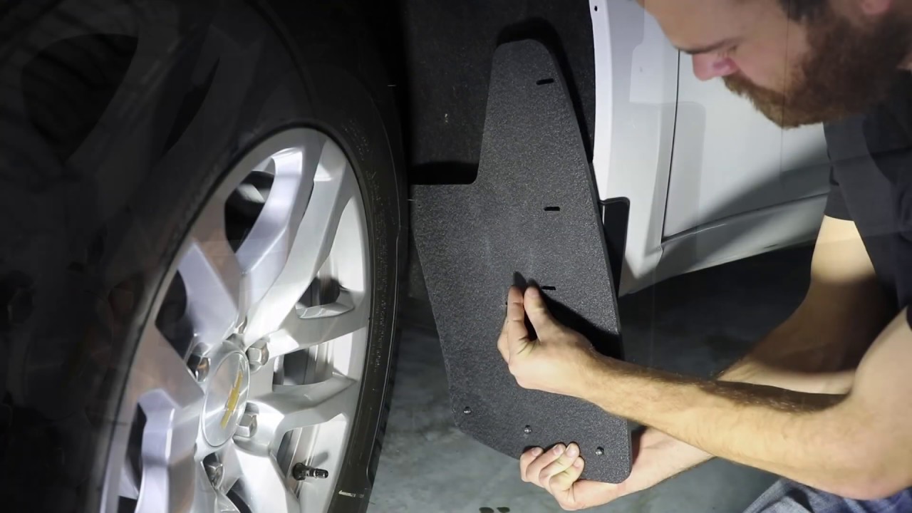 2019-ON Chevy 1500 - Front ROCKSTAR™ Splash Guard Mud Flap Install Video