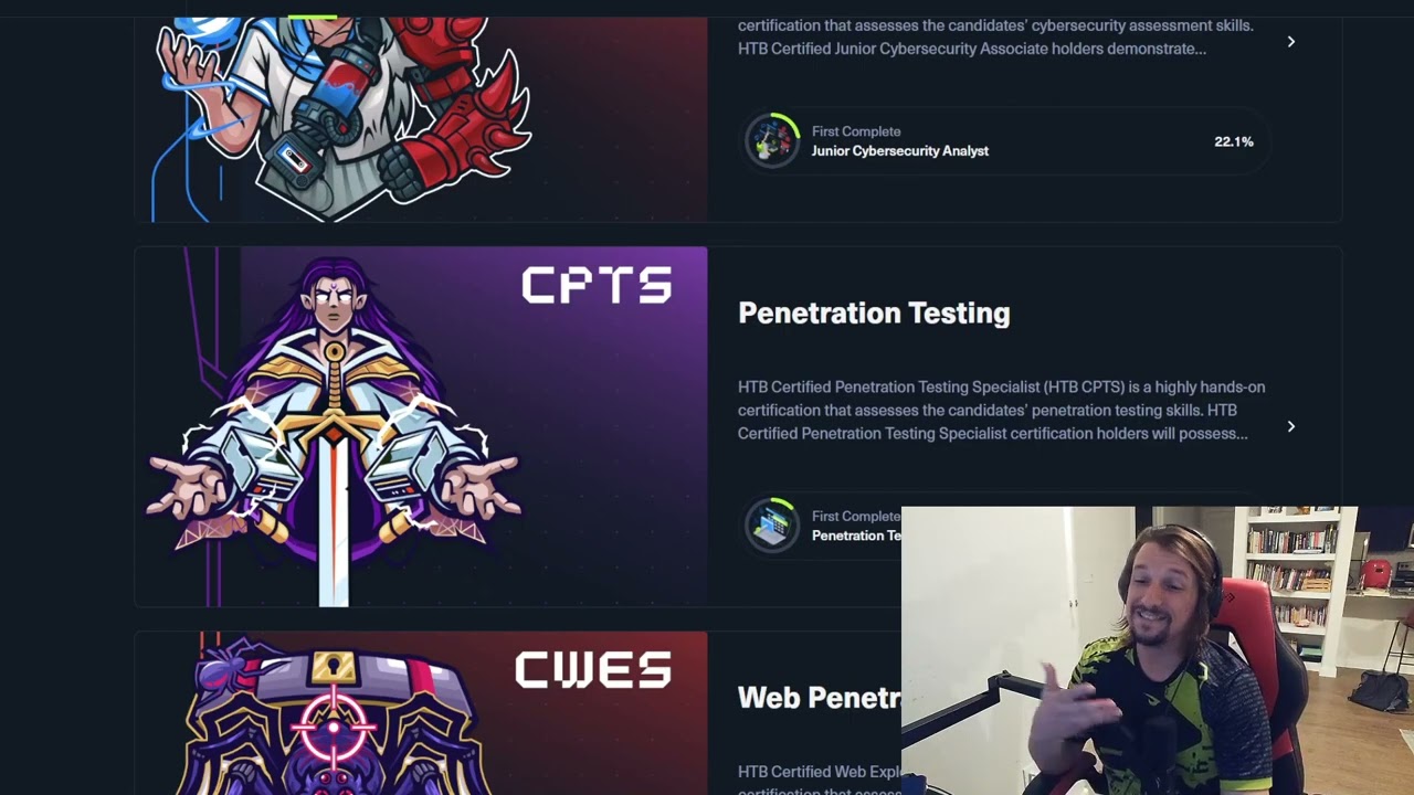 Сертификационный тренинг для начинающих Hack The Box CJCA