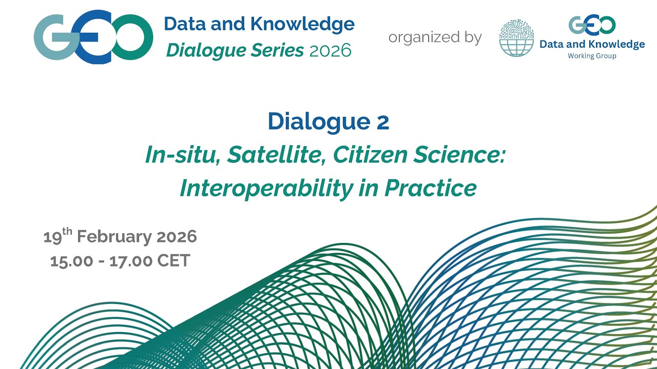GEO Data and Knowledge Dialogue In-situ, Satellite, Citizen Science: Interoperability in Practice