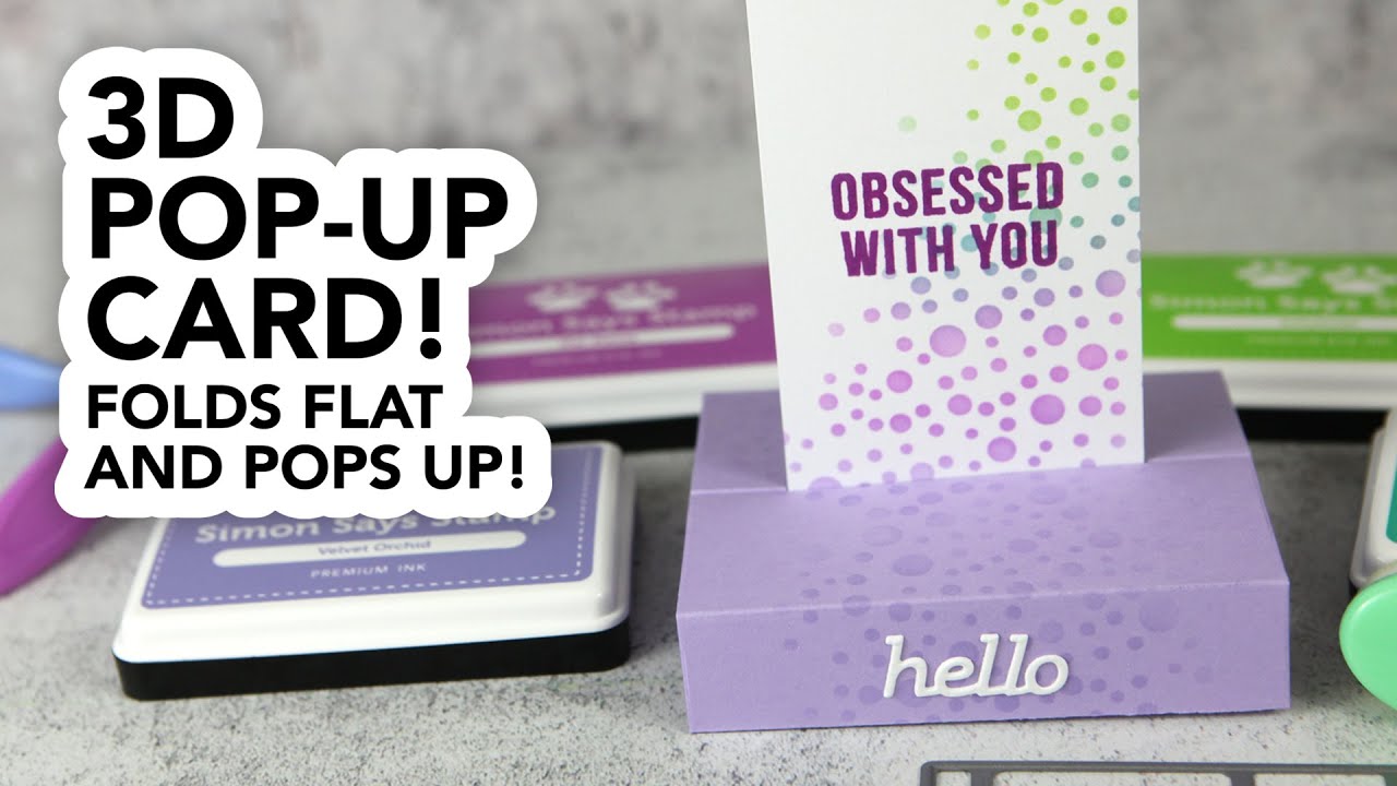 Make a 3D Pop Up Greeting Card Using a Clever Die Set!
