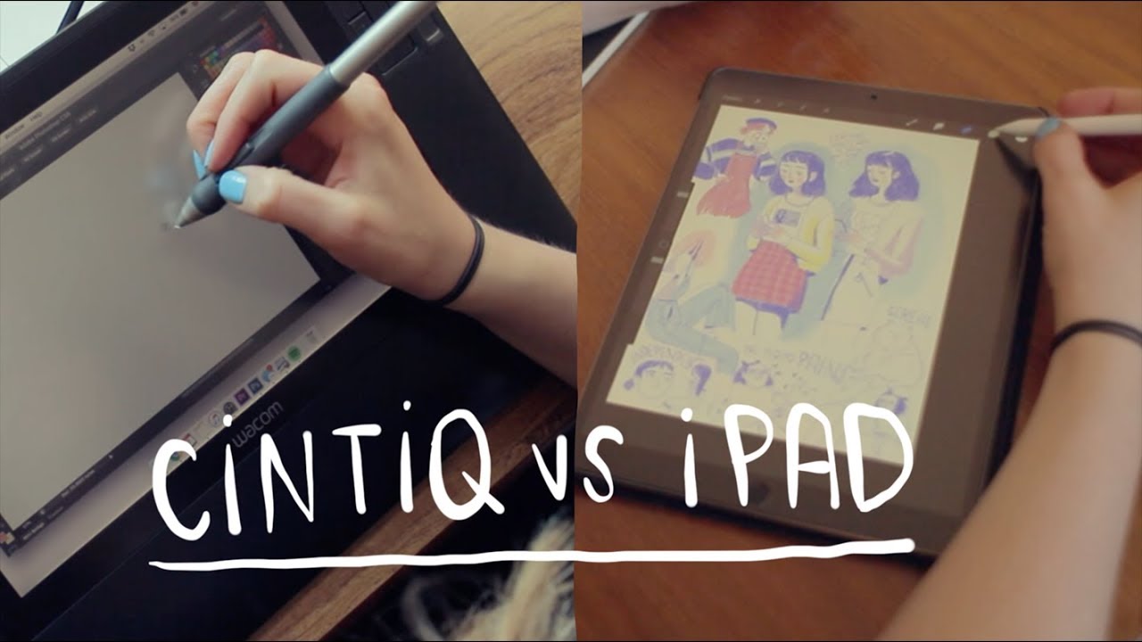 Painting and working on the iPad (vs Cintiq) ~ Frannerd