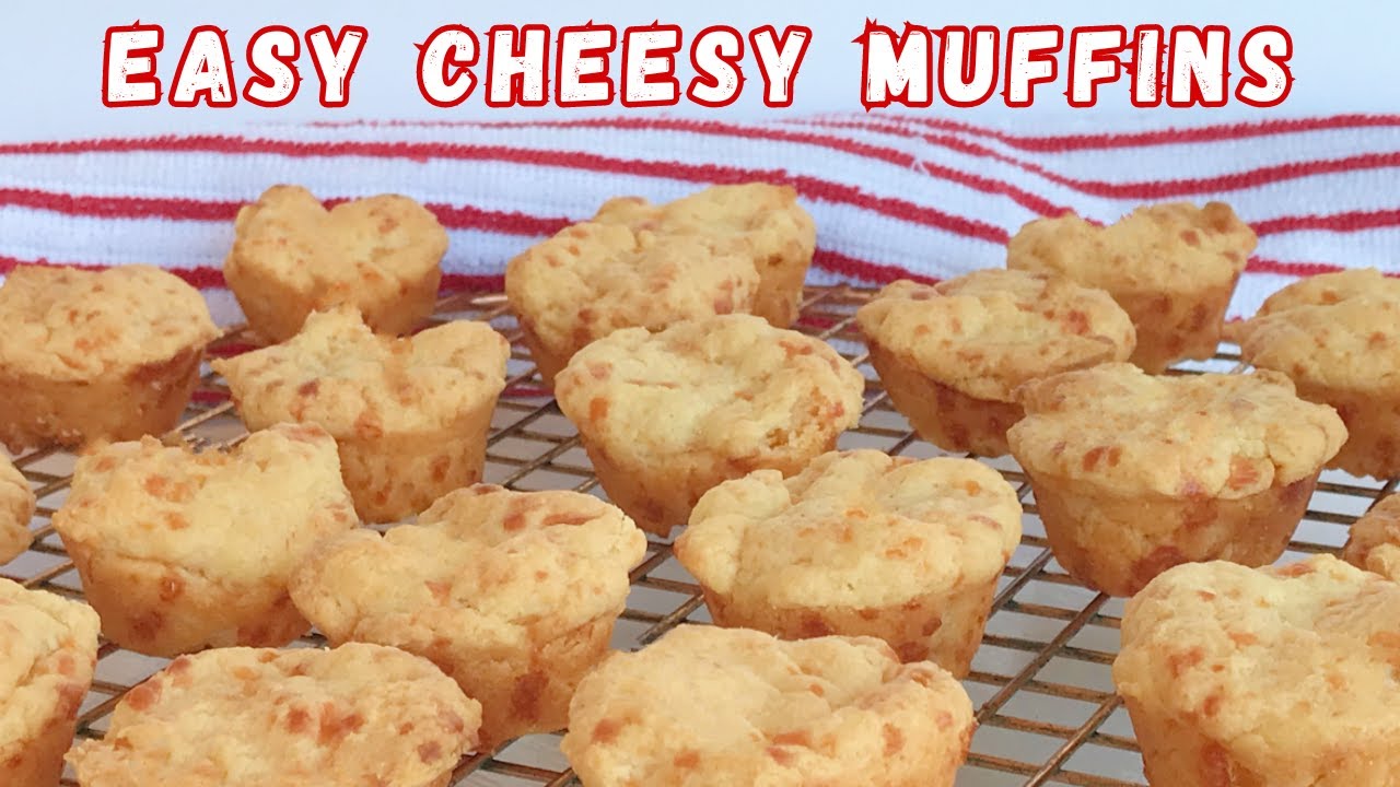 Mini Cheese Muffins | Easy 4 Ingredient Recipe
