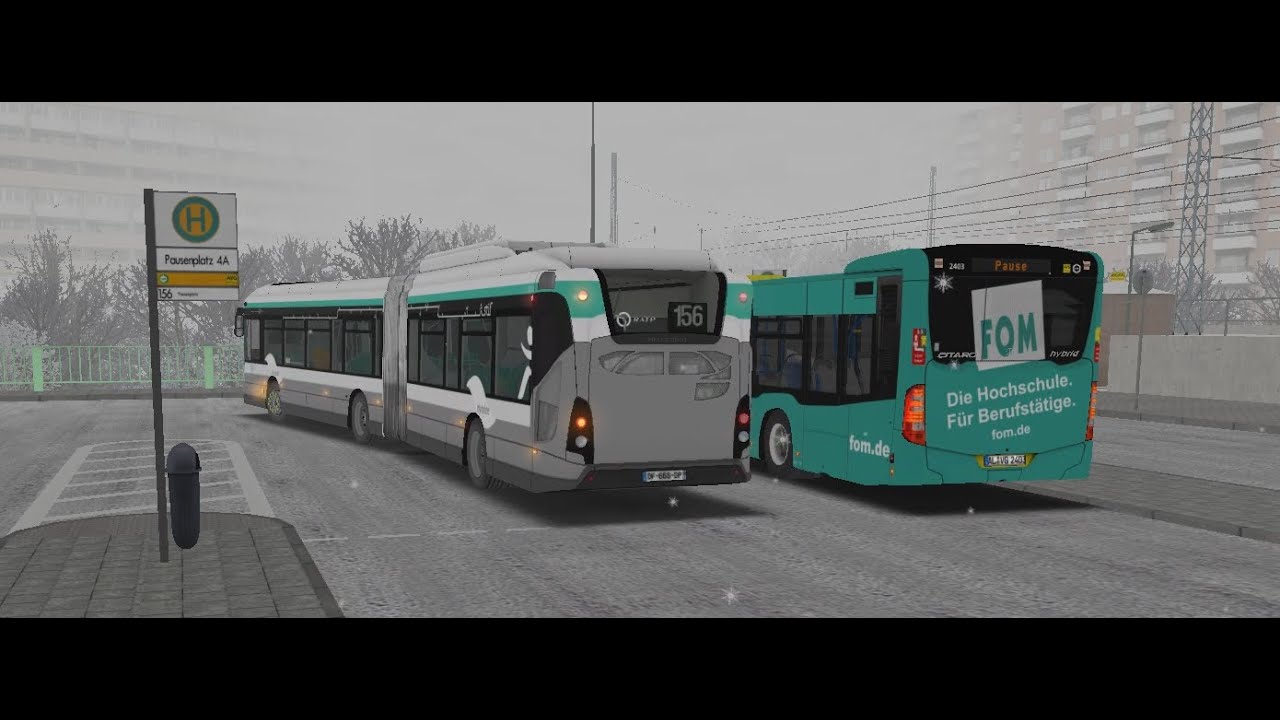 Heuliez gx 437 HB ligne 156 ❄️☃️ahlheim v5