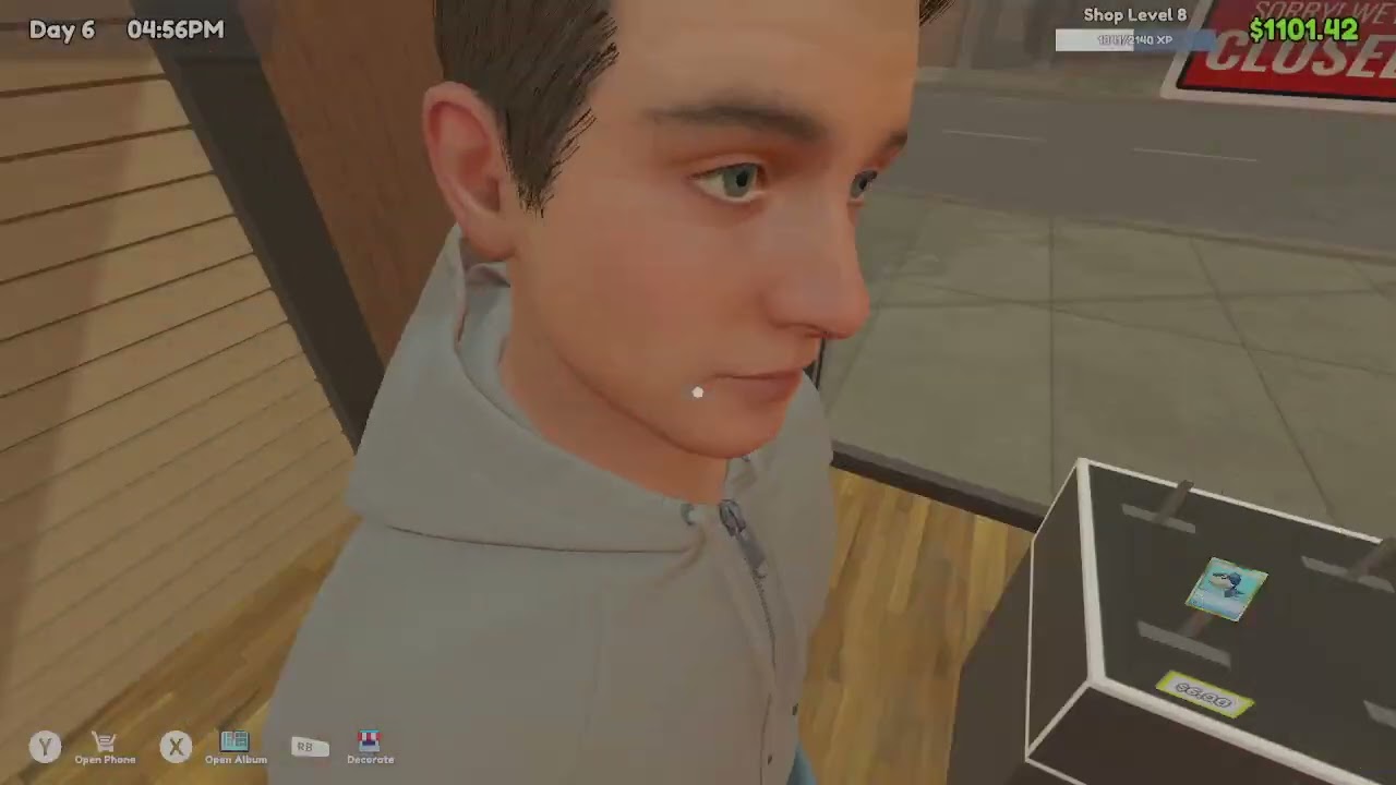 Sellin' those Cards at TGC Card Shop Simulator