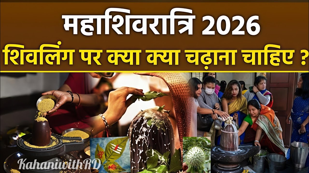 महाशिवरात्री के दिन शिवलिंग पर क्या चढ़ाना चाहिए|shivratripujavidhi|mahashivratri 2026 