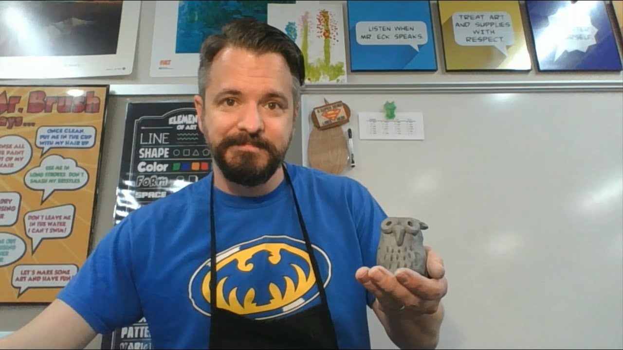 Clay Owls - Upper Elementary Sculpting Project