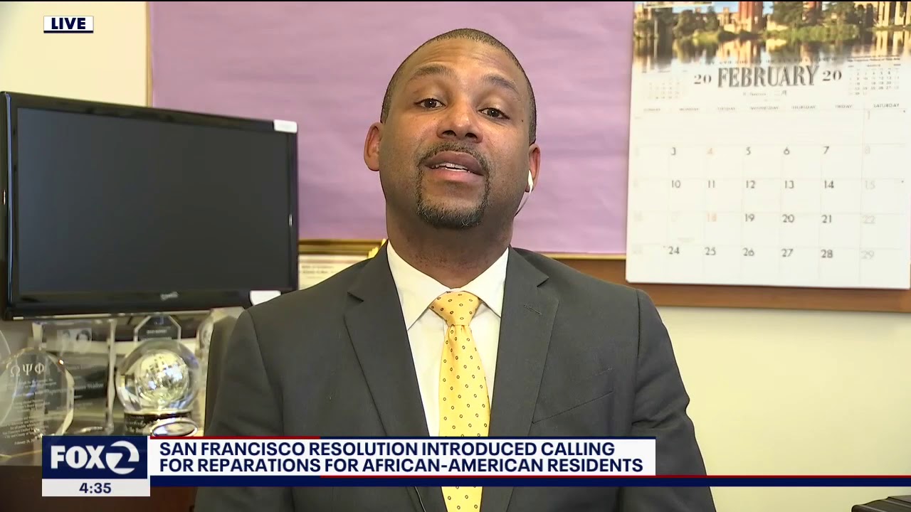 SF Supervisor Walton introduces reparations plan for city's African American residents