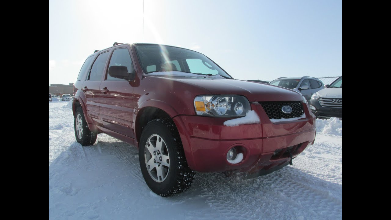 2005 Ford Escape Limited 4WD Start up, Walkaround and Vehicle Tour