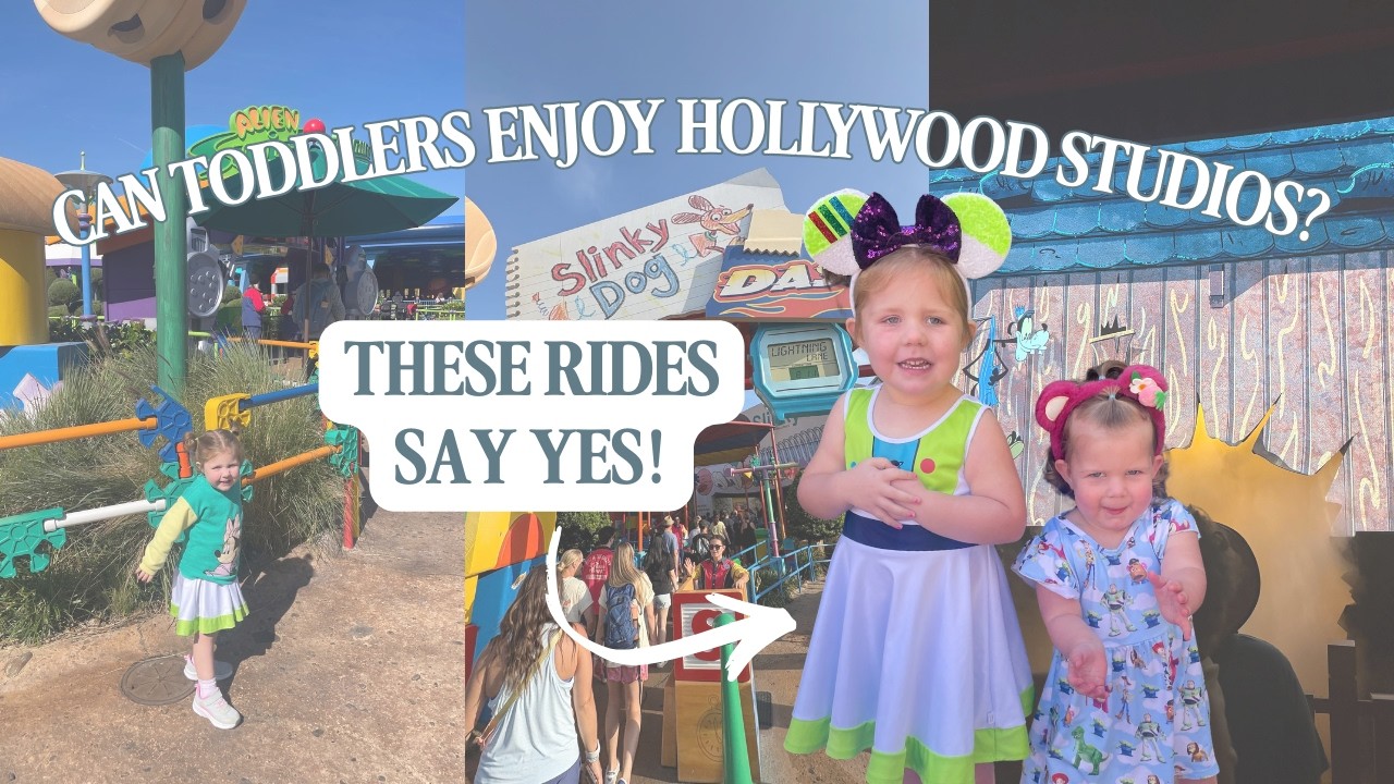 Hollywood Studios with Toddlers 👶 Best Rides for Little Kids