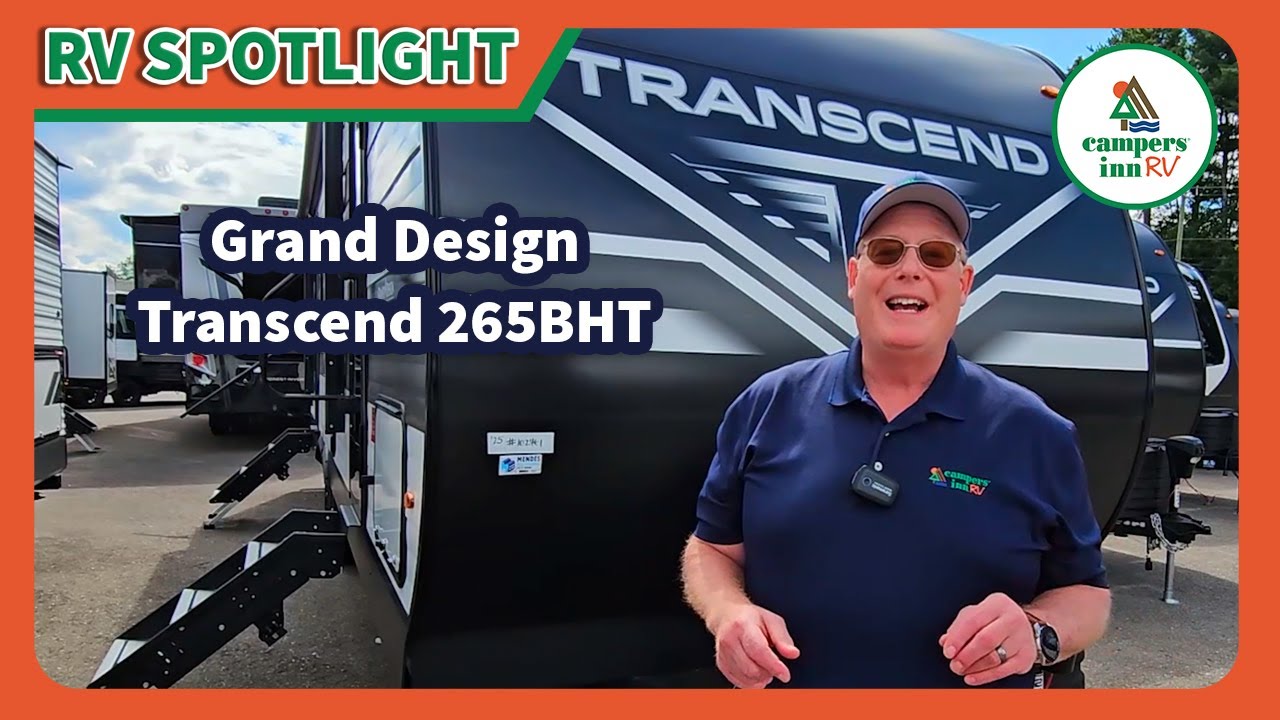 Лучший дом на колесах с двухъярусной кроватью 2026 года: Grand Design Transcend 265BHT Tour