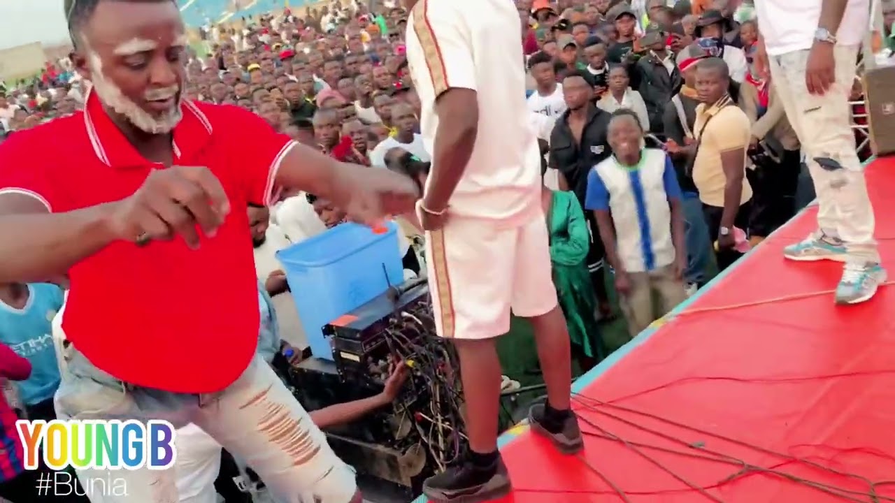 Young B live au stade moderne Bunia