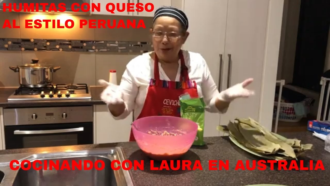 COMIDA PERUANA - HUMITAS CON QUESO