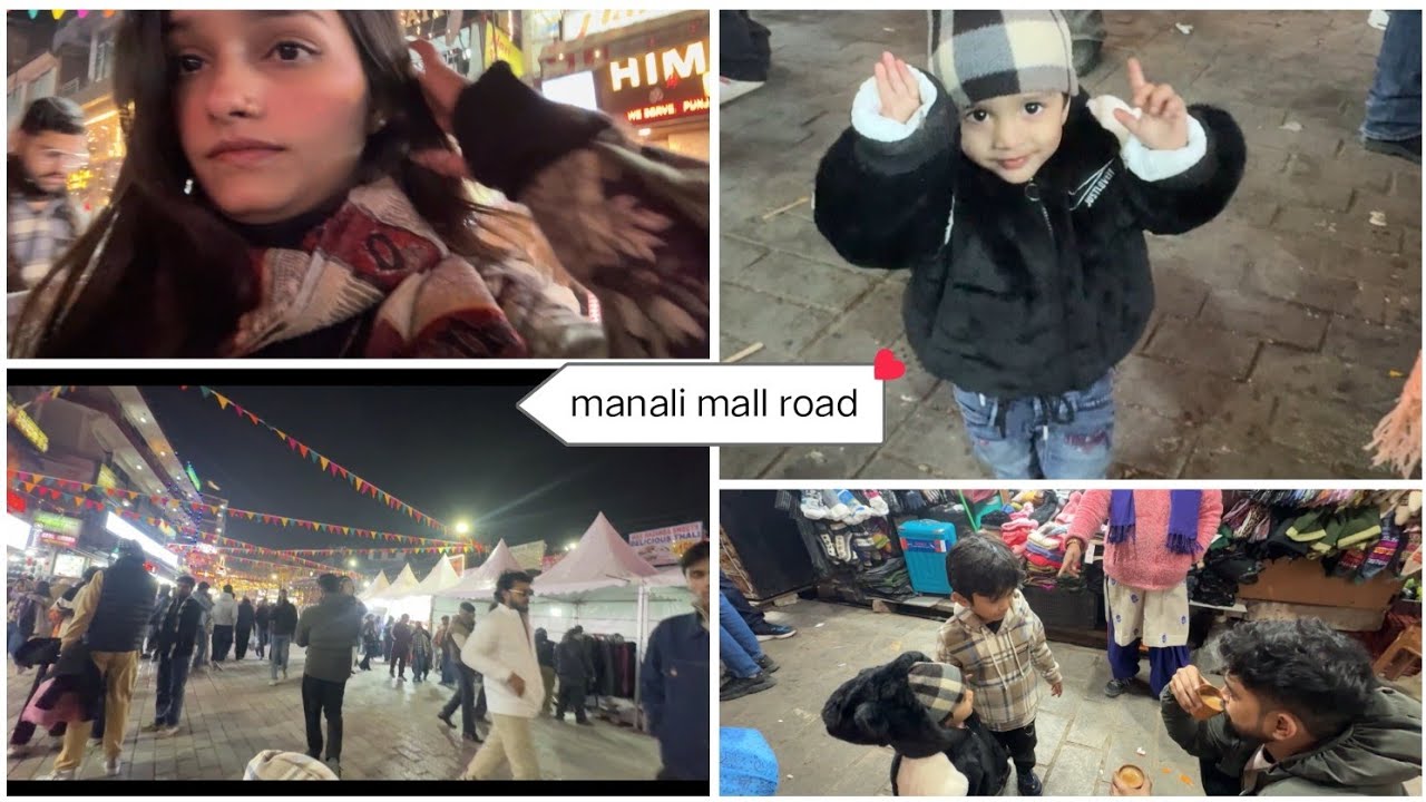 Manali Mall Road vlog mjee mjee 👍❤️ 