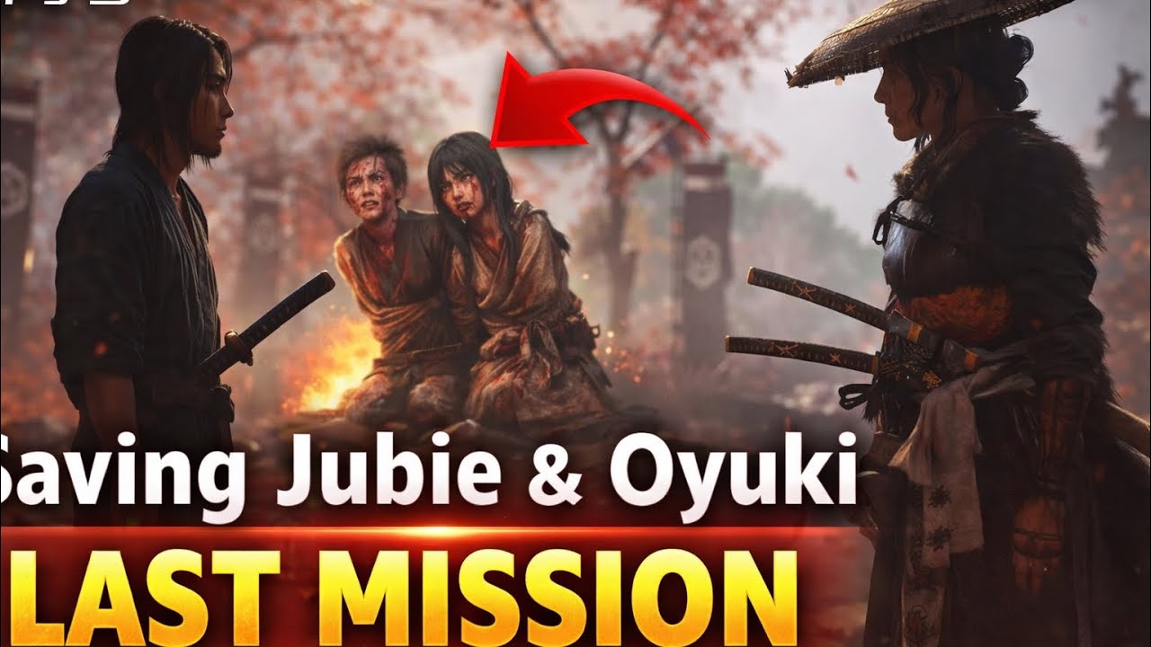 Saving Jubie & Oyuki | Last Mission | Ghost of Yōtei | PS5 Pro | 4K 60 FPS |