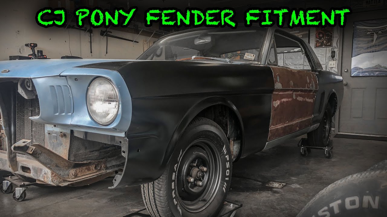 CJ Pony Parts 65 Mustang Fender Fitment | Headlight Bezels