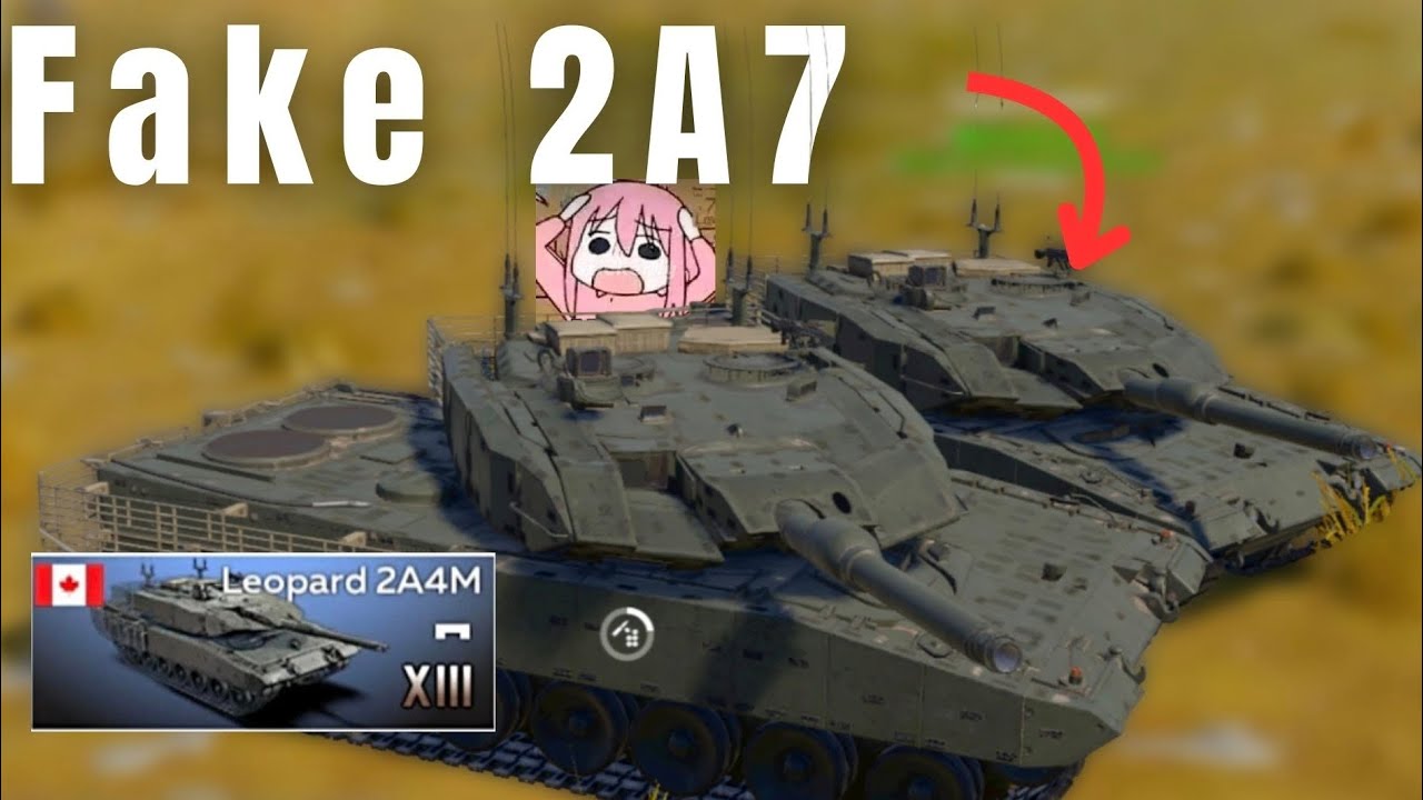 Leopard 2A4M Fake 2A7 🤔 - War Thunder Mobile 