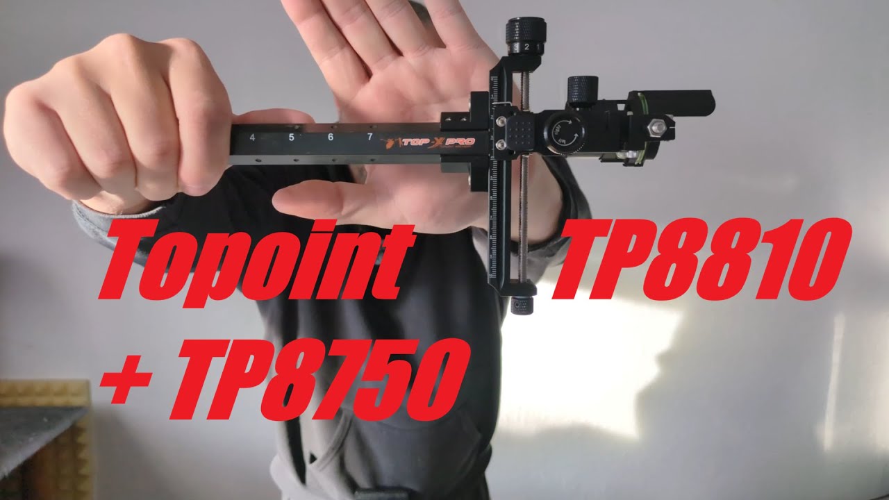 Compoundbogen Visier Topoint TP8810 + TP8750. #archery #compoundbow #explore #bowandarrow