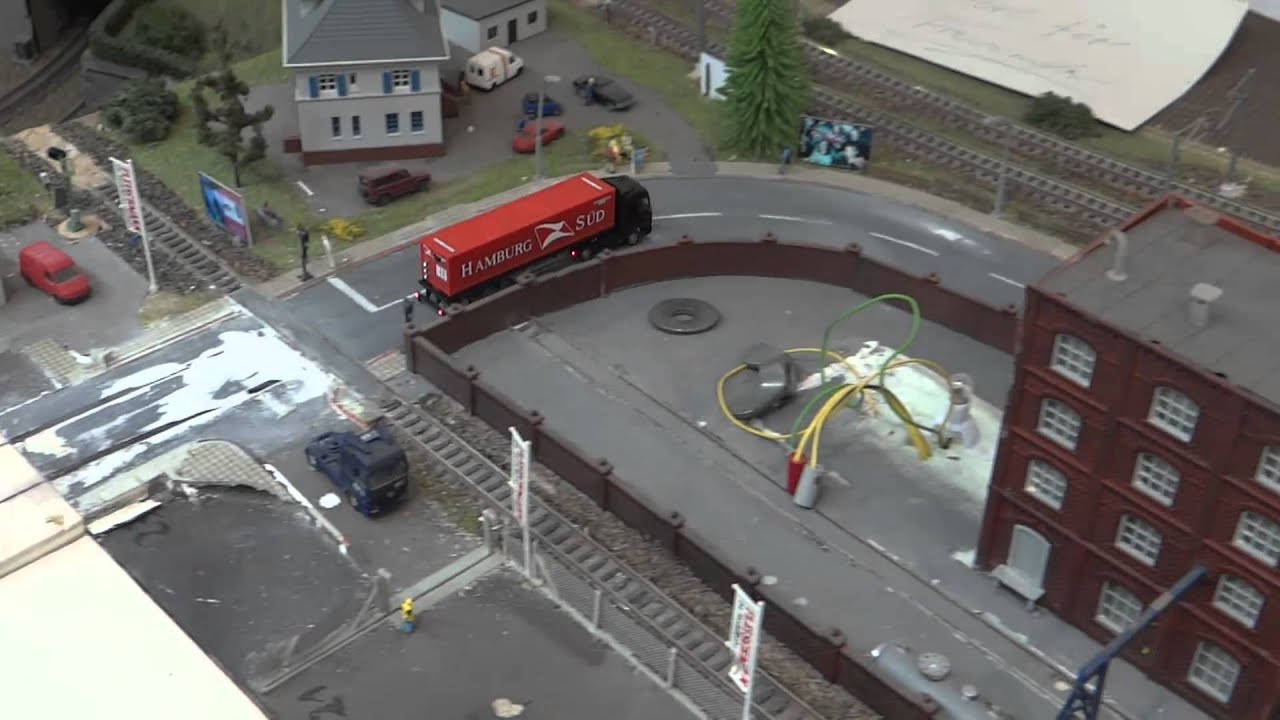 FEC Fürth - Faller Car System in N-Spur Autohof Burgfarrnba
