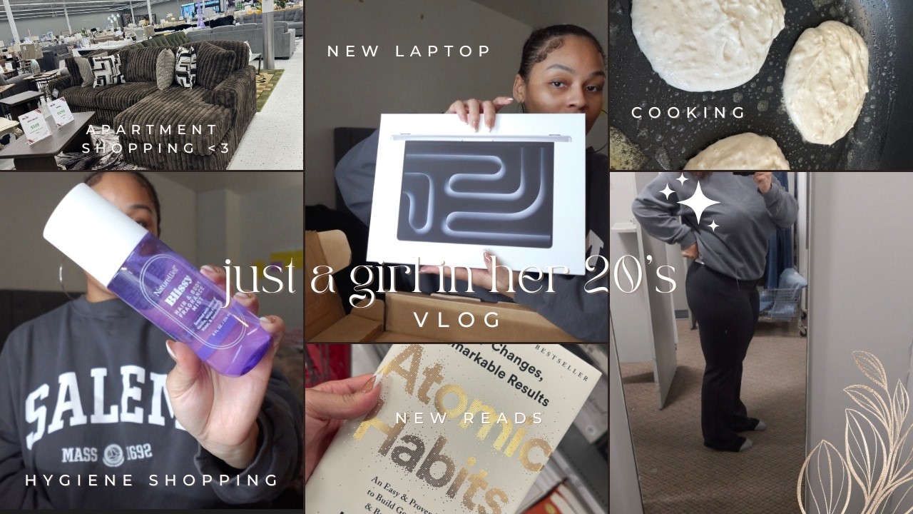 just a girl in her 20's: apartment shopping, dilly dallying, catching up, new computer, etc