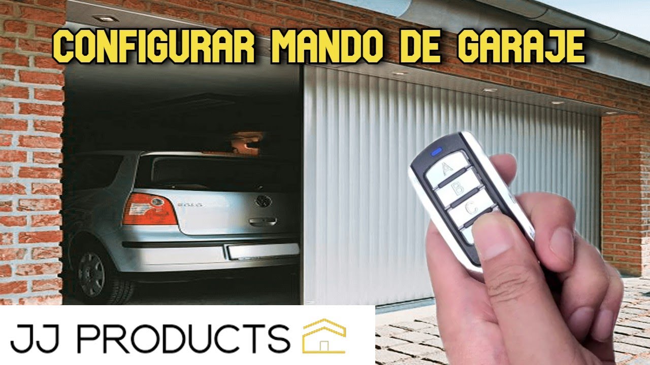 Cómo configurar mando de clonaje de garaje de uso individual🕹️🧍