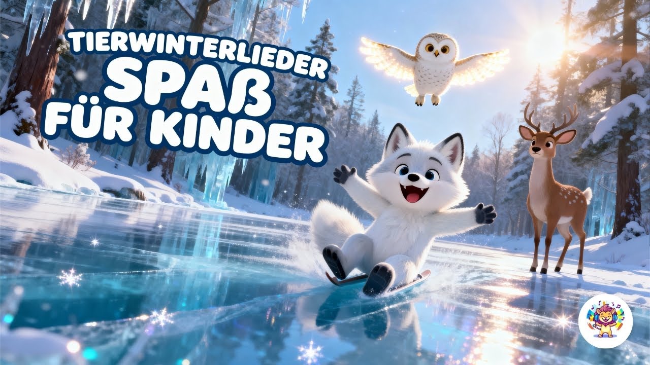 🐧❄️ Tierwinterlieder – Spaß für Kinder | Winterlieder zum Mitsingen