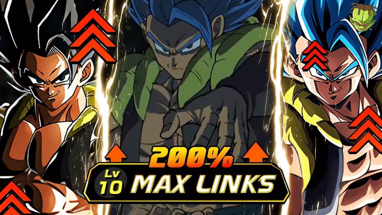 NADIE SOBREVIVE a su ACTIVE SKILL!! LR GOGETA BLUE FULL LEVEL LINKS SHOWCASE | Dokkan Battle