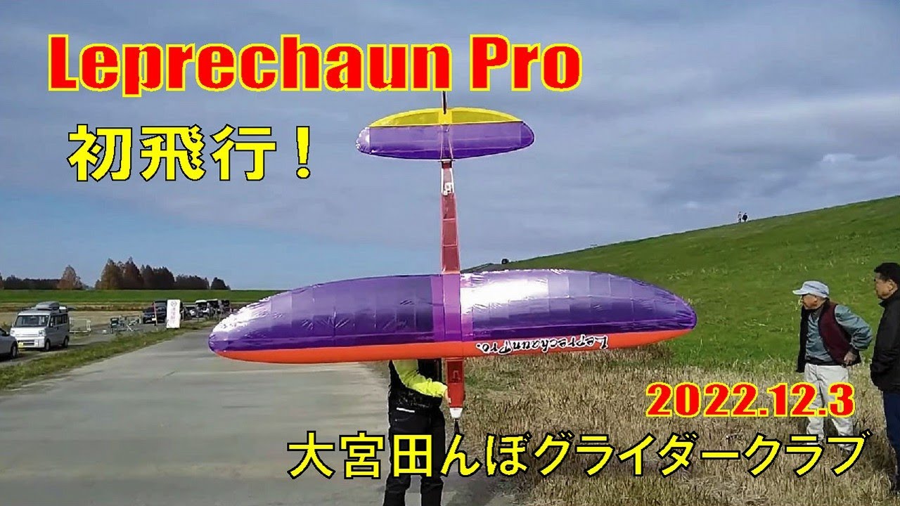 Leprechaun Pro オールドタイマー ラジコングライダー !