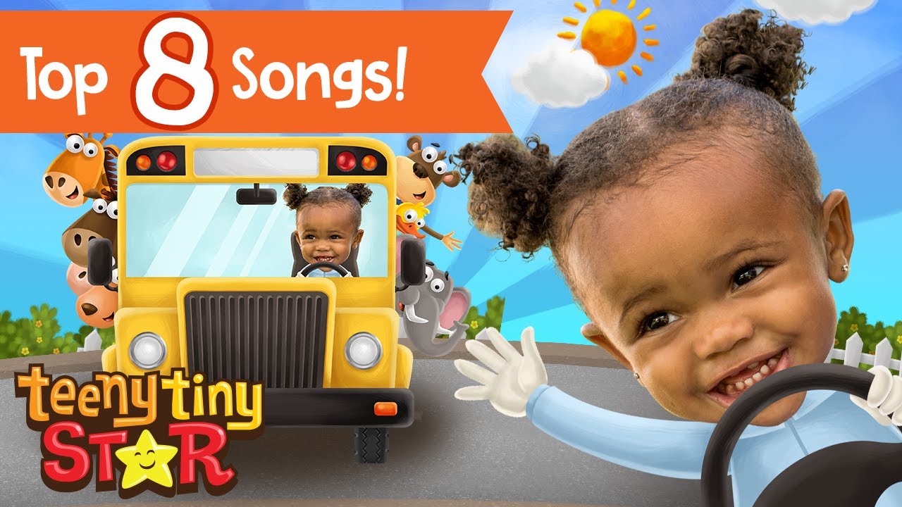 Wheels on the Bus | Wheels on the Bus + More | Nursery Rhymes for Children, Kids and Toddlers