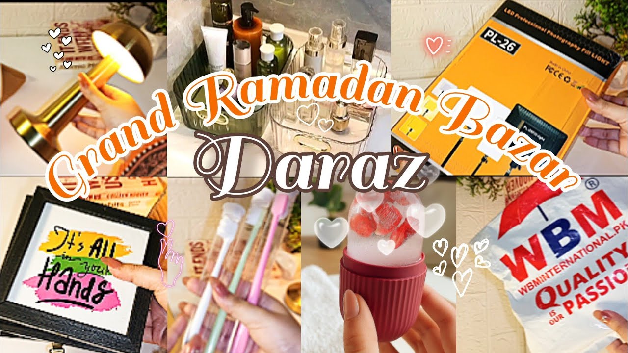 Daraz Shopping Haul 🛍️🛒|| Grand Ramadan Bazar || With prices & links ✨ #darazsale #daraz 