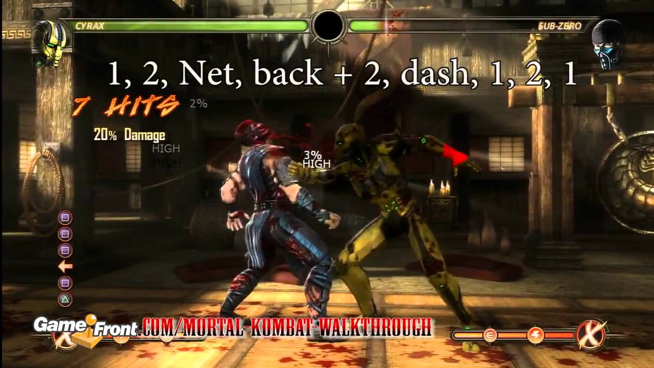 Mortal Kombat Walkthrough - Kombatant Strategy Guide - Cyrax