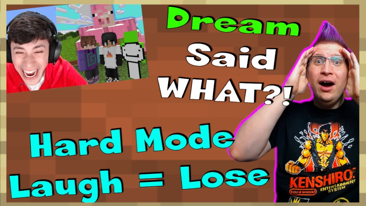 Minecraft, But If You Laugh You Lose REACTION! Dream & Crew Get WILD...