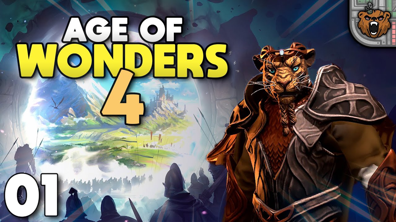 Come&ccedil;ando o IMP&Eacute;RIO dos Gatos Fara&ocirc;nicos | Age of Wonders 4 #01 - Gameplay 4k PT-BR