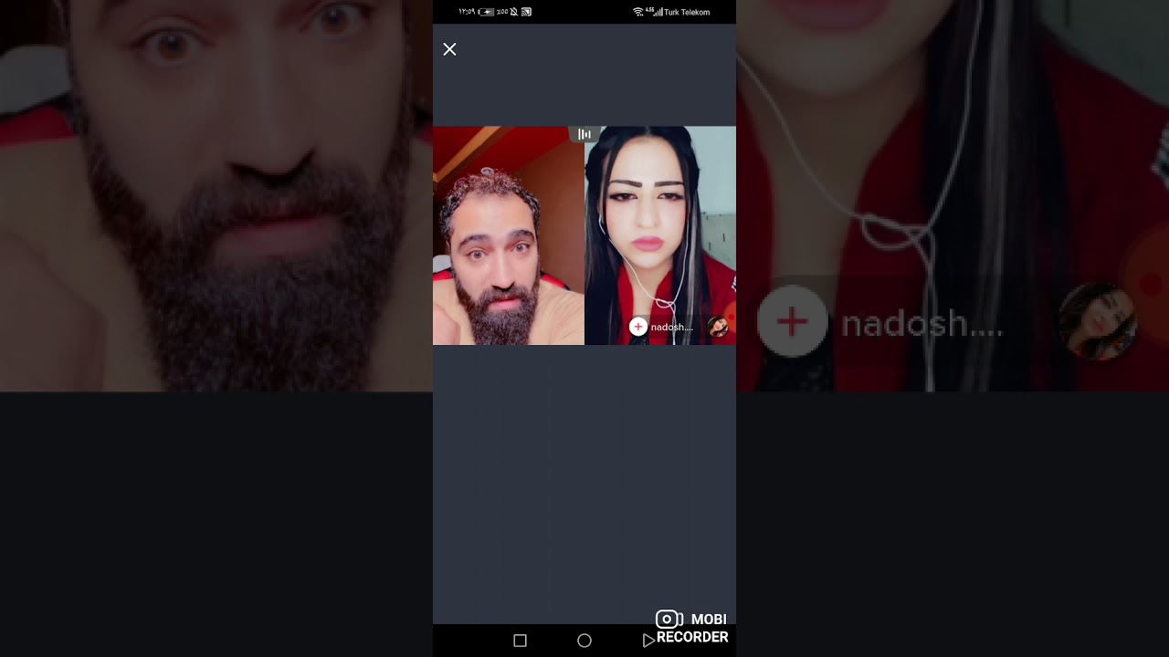 رامي العبدالله يبكي بنت كردية على بث مباشر وطردها من البث😭🙄