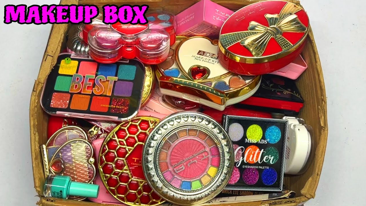 Latest of Makeup box Unboxing, Collection of Makeup box kit, Free Gifts, MakeupBox Opening asmr 24/9