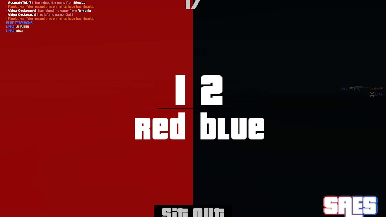 SAES:RPG Red Vs Blue Hossted||By:Linko