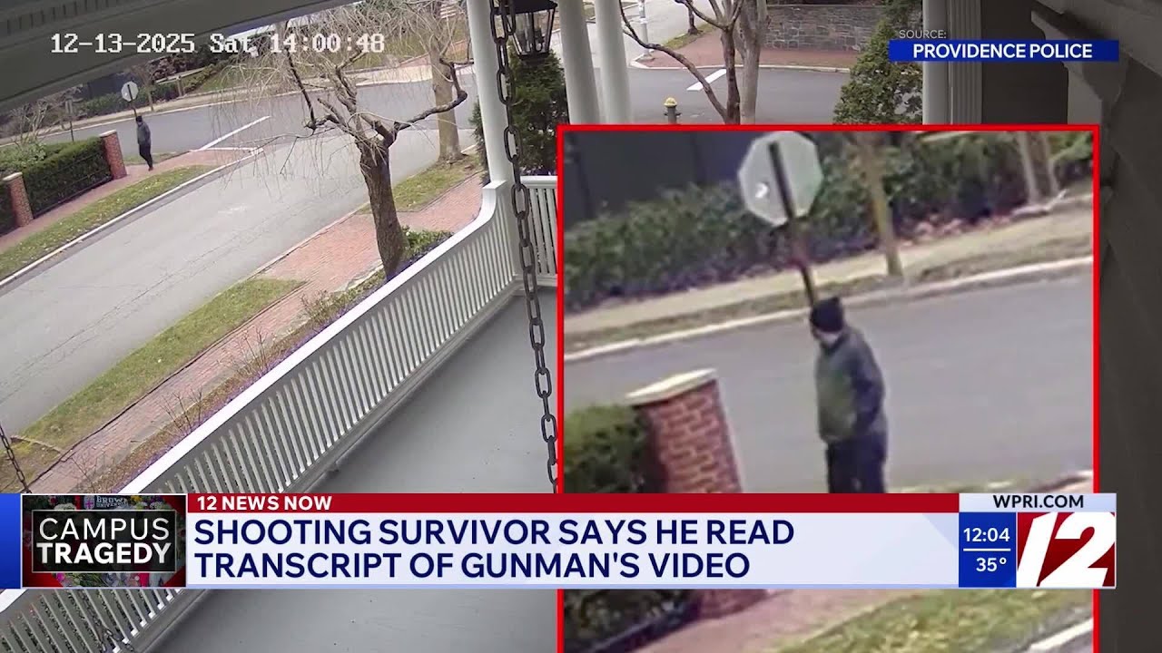 Brown U. shooting survivor speaks out after gunman's video released