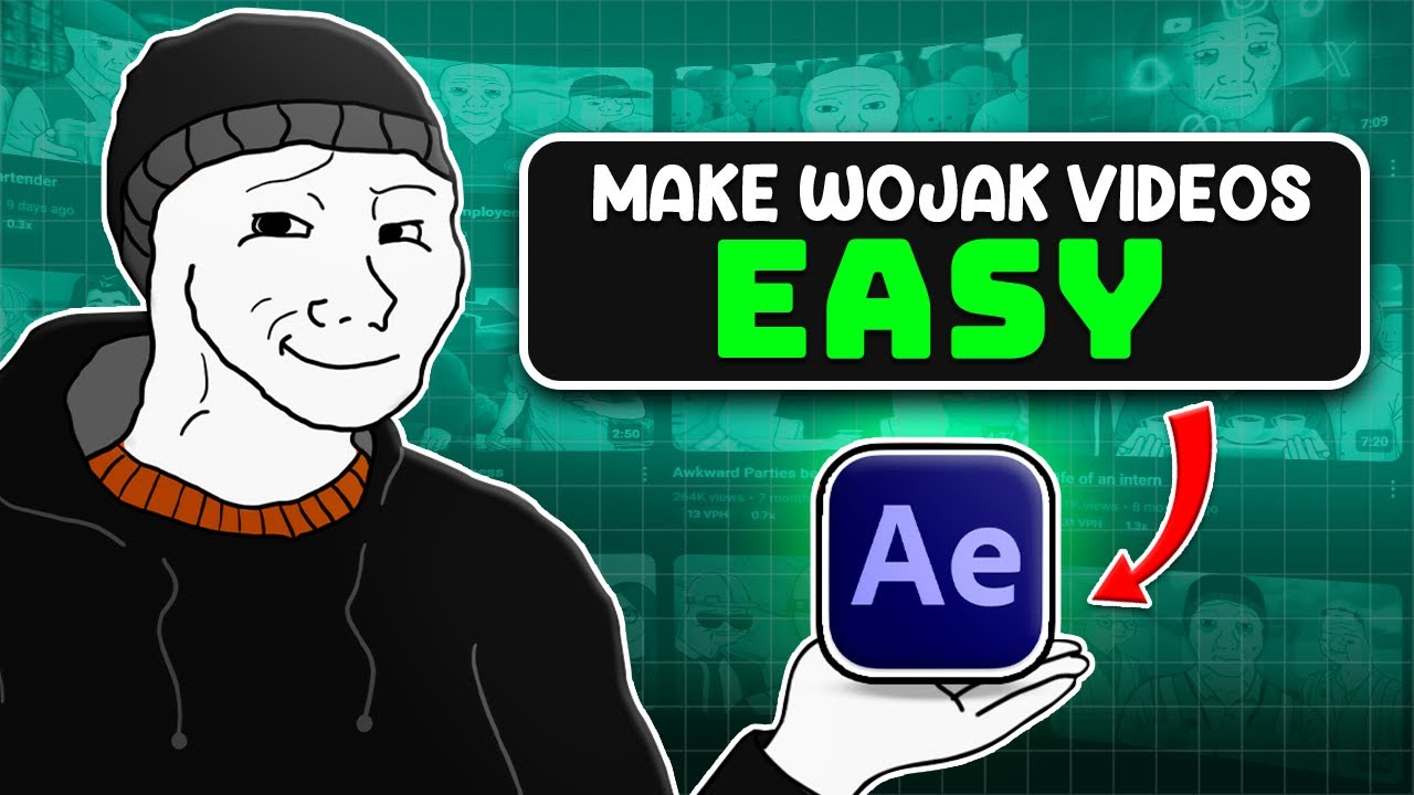 Учебник After Effects: создание анимации Wojak с нуля