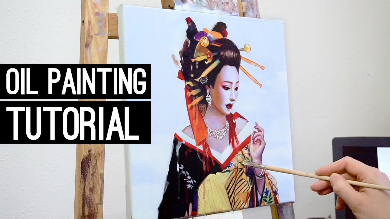 OIL PAINTING TUTORIAL // SPEEDPAINTING