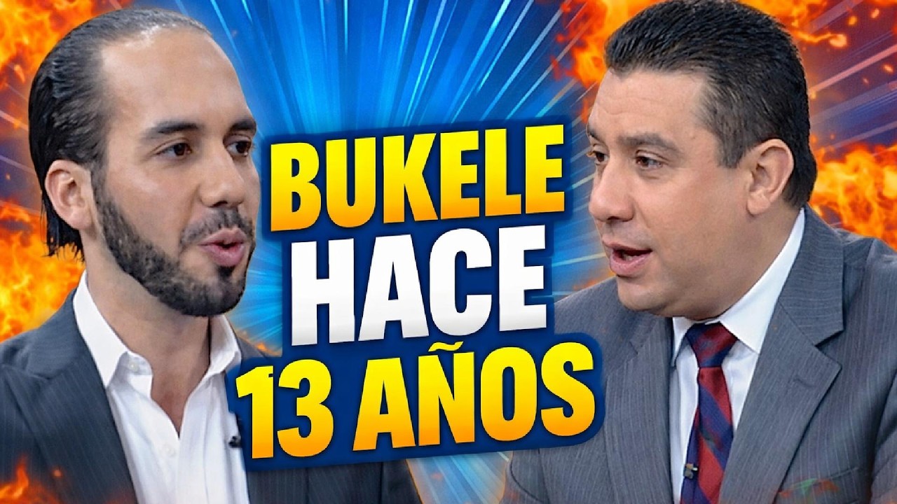 INÉDITO: Bukele Hace 13 Años