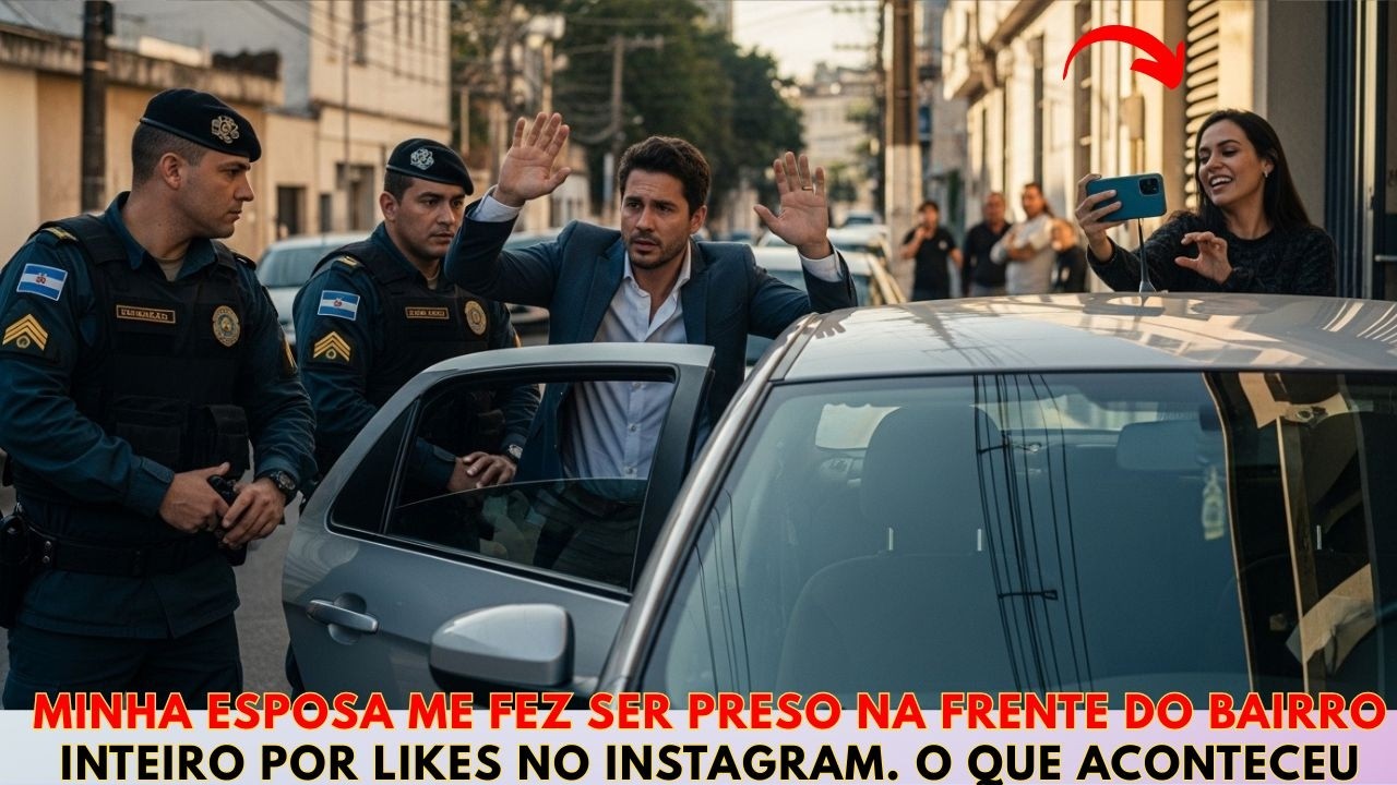 Minha esposa me fez ser algemado na frente de todos como pegadinha viral  Eu respondi em silêncio e