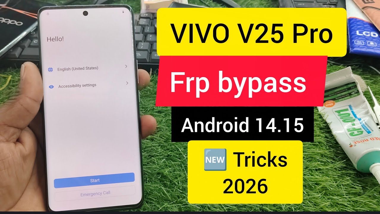 vivo v25 pro frp bypass android 15/vivo v25 pro frp bypass setting notworking new  tricks 2026
