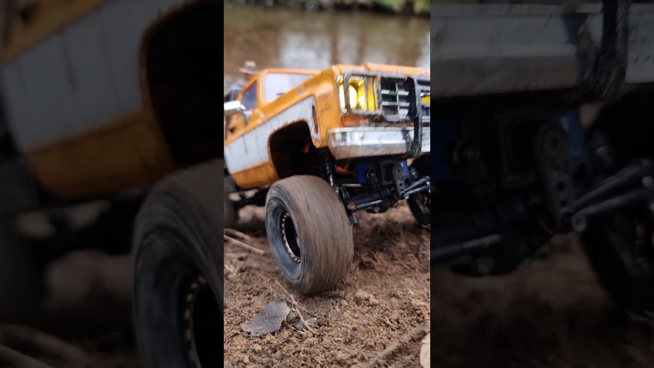 Spinnin ain't winnin! 😬🤣 #rc #chevy #farm #truck