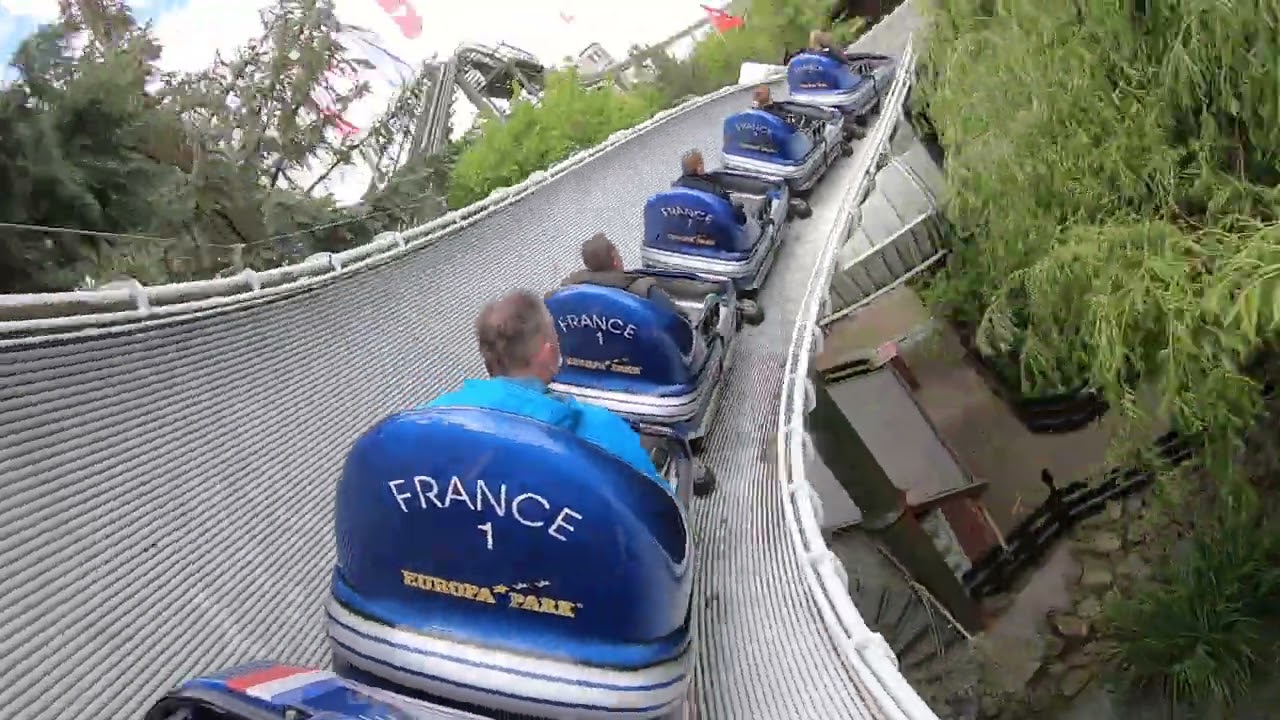 Schweizer Bobbahn (Onride) Video Europa Park Rust 2021