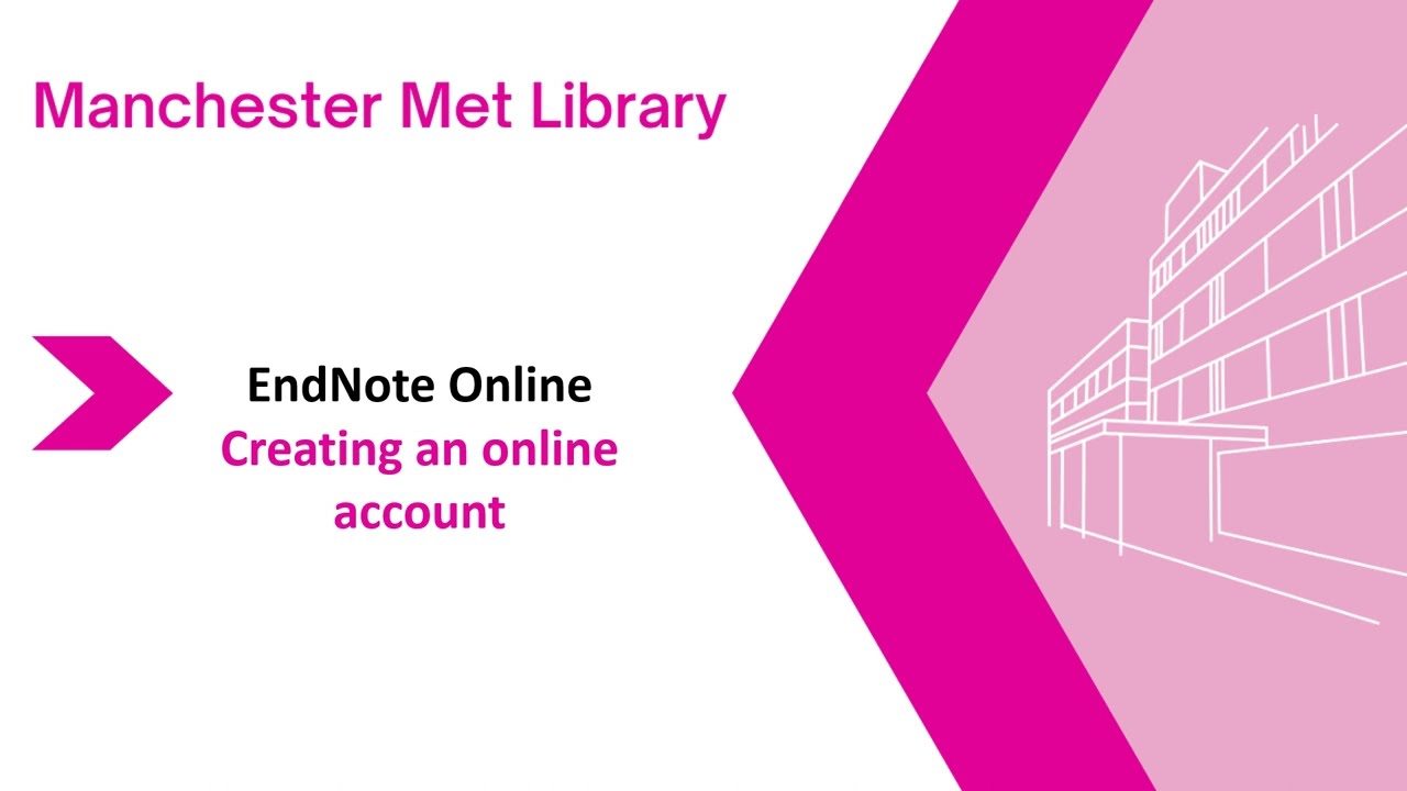 Creating an EndNote Online account
