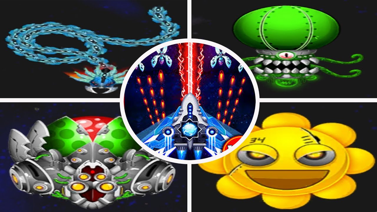 Space Shooter Only Bosses Gameplay | F2 Max Unstoppable vs 20 Bosses