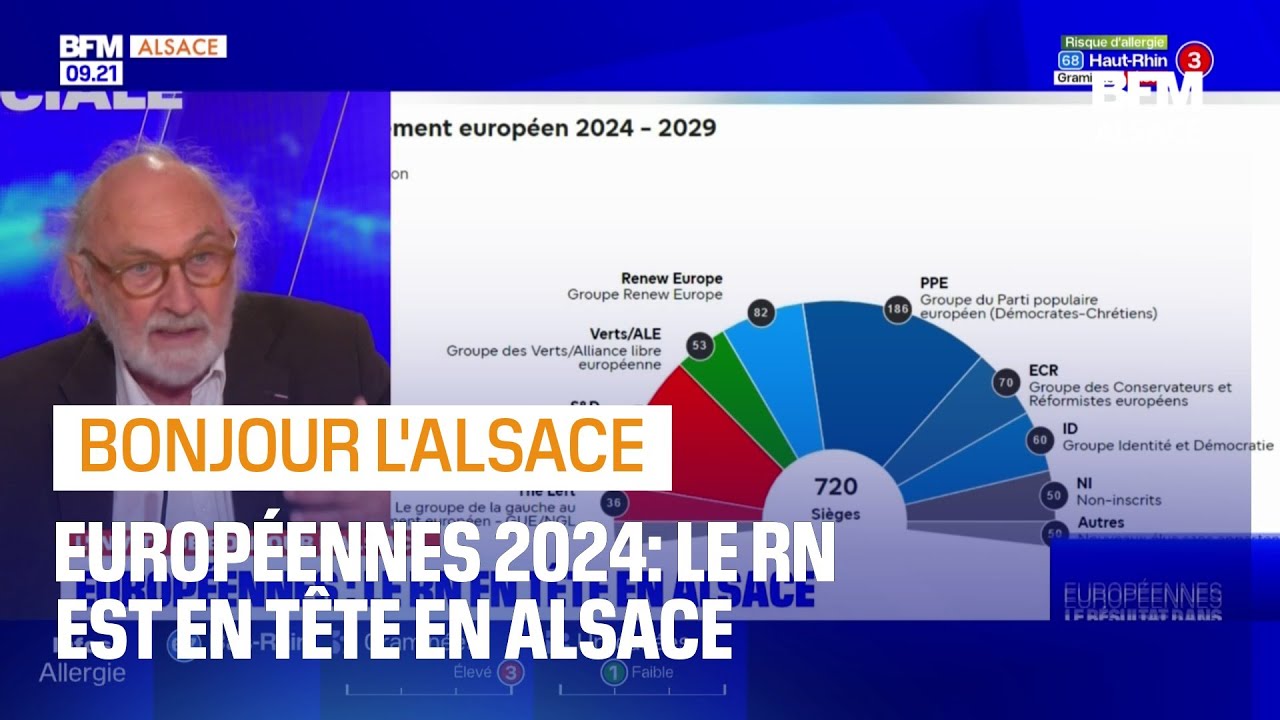 Européennes 2024: l'Alsace partagé entre LFI et RN, pourquoi cette fracture?