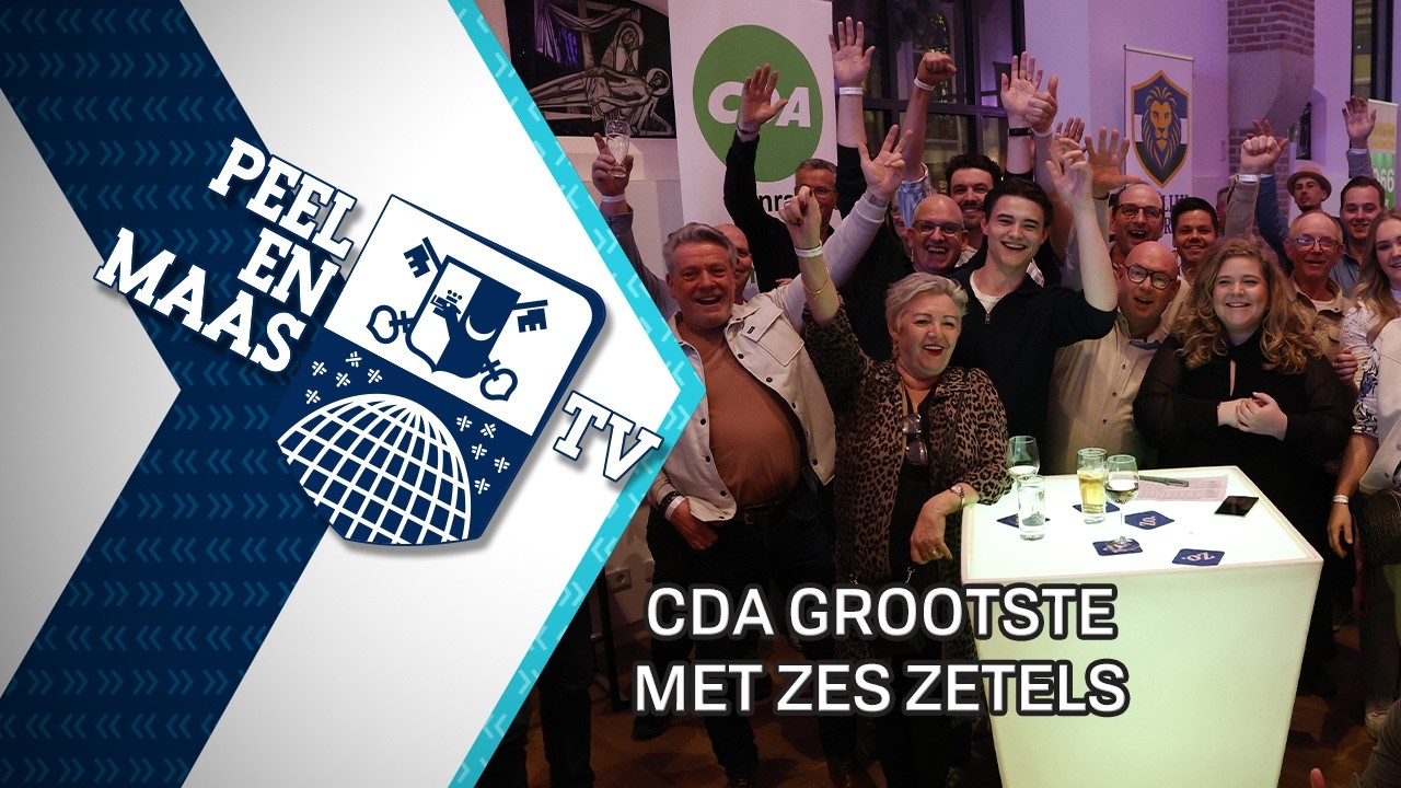 CDA grootste met zes zetels - 19 maart 2026 - Peel en Maas TV Venray
